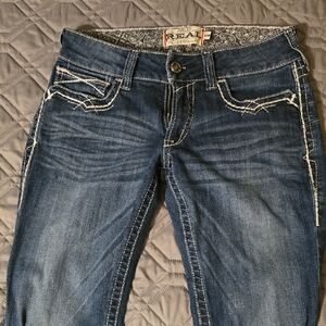 Ariat Women's Dark Blue Boot Cut Jeans
